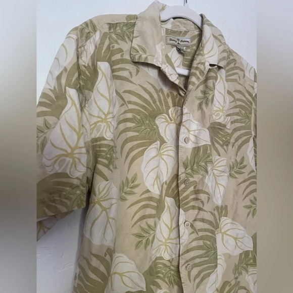 TOMMY BAHAMA SILK SHIRT‎ SIZE MEDIUM - Picture 7 of 10